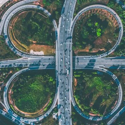 Loads of roads crossing each other